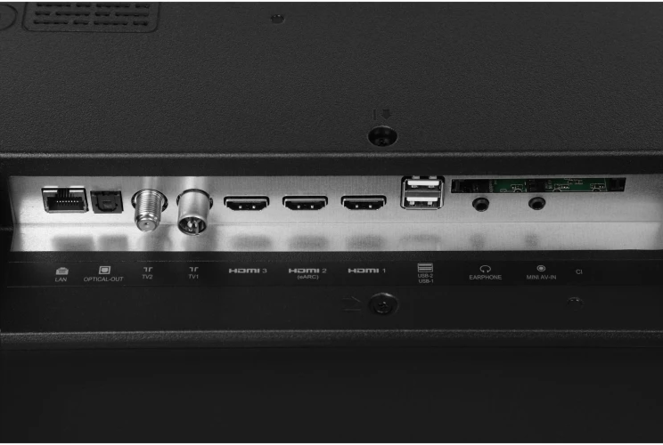 Телевизор LED Hyundai 43" H-LED43BU7100 WebOS Frameless Metal серый/серый 4K Ultra HD 60Hz MEMC DVB-T DVB-T2 DVB-C DVB-S DVB-S2 USB WiFi Smart TV