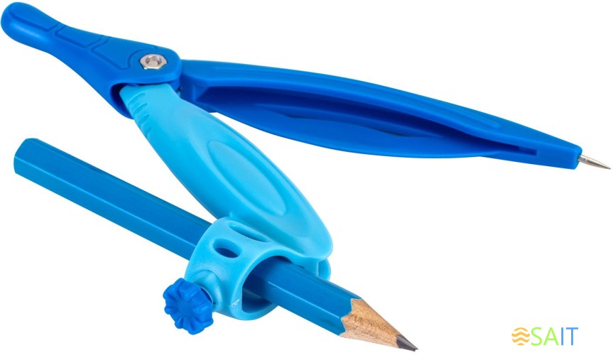 Циркуль Deli EG20102 металл удлинитель в компл.:карандаш