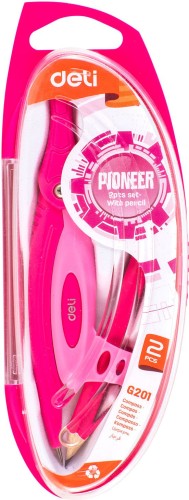 Циркуль Deli EG20102 металл удлинитель в компл.:карандаш