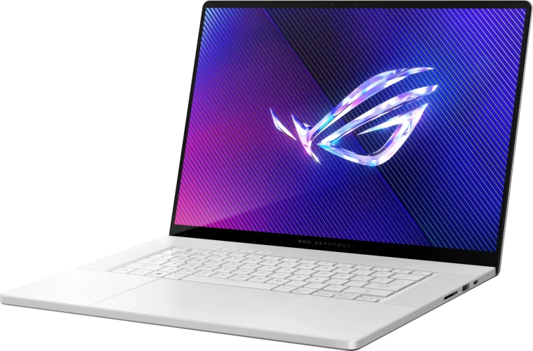 Ноутбук Asus ROG Zephyrus G16 GU605MI-QR272 Core Ultra 7 155H 32Gb SSD1Tb NVIDIA GeForce RTX4070 8Gb 16" OLED 2.5K (2560x1600) noOS white WiFi BT Cam Bag (90NR0IS2-M00DZ0)