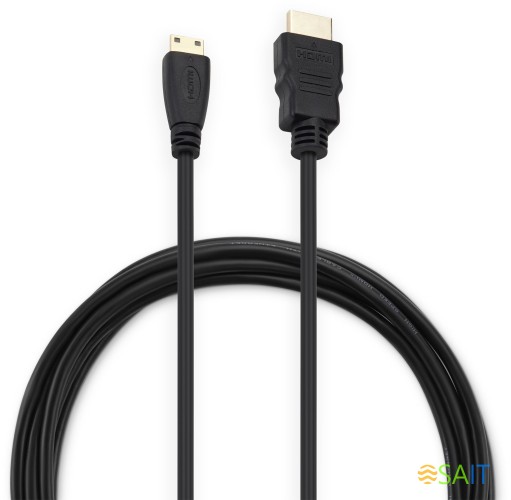 Кабель аудио-видео Buro mini-HDMI (m)/HDMI (m) 1.5м. черный (BHP-MINHDMI-1.5)