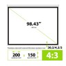Экран Cactus 150x200см MotoExpert CS-PSME-200x150-WT 4:3 настенно-потолочный рулонный белый (моторизованный привод)