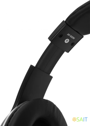 Наушники с микрофоном Sven AP-930M черный/серебристый 1.3м мониторные оголовье (SV-013608)