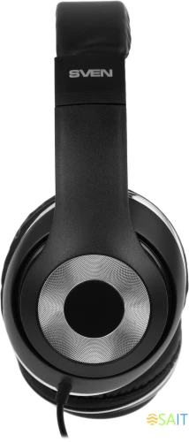 Наушники с микрофоном Sven AP-930M черный/серебристый 1.3м мониторные оголовье (SV-013608)