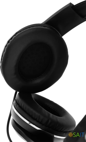Наушники с микрофоном Sven AP-930M черный/серебристый 1.3м мониторные оголовье (SV-013608)
