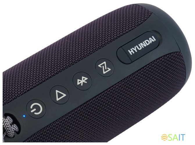 Колонка порт. Hyundai H-PAC610 т.синий 20W 2.0 BT/3.5Jack 10м 2000mAh