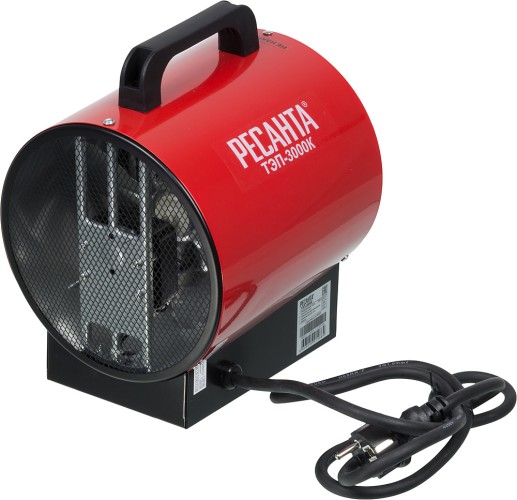 Тепловая пушка электрическая Ресанта ТЭП-3000К 3000Вт красный
