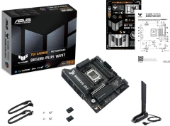 Материнская плата Asus TUF GAMING B850M-PLUS WIFI7 Socket AM5 AMD B850 4xDDR5 mATX AC`97 8ch(7.1) 2.5Gg RAID+HDMI+DP