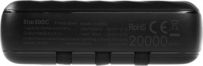 Мобильный аккумулятор Itel Star 200C 20000mAh QC3.0/PD3.0/PE2.0 2.1A USB-A/USB-C черный