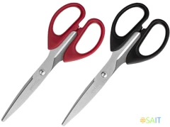 Ножницы Deli EM609 офисные 160мм ручки пластиковые сталь ассорти чехол с европод.