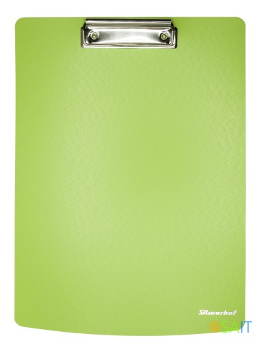 Папка клип-борд Silwerhof 957026 A4 полифом 1.8мм салатовый