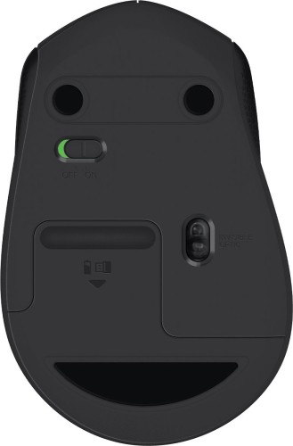 Мышь Logitech M330 Silent Plus черный оптическая 1000dpi беспров. USB 2but (910-004924)