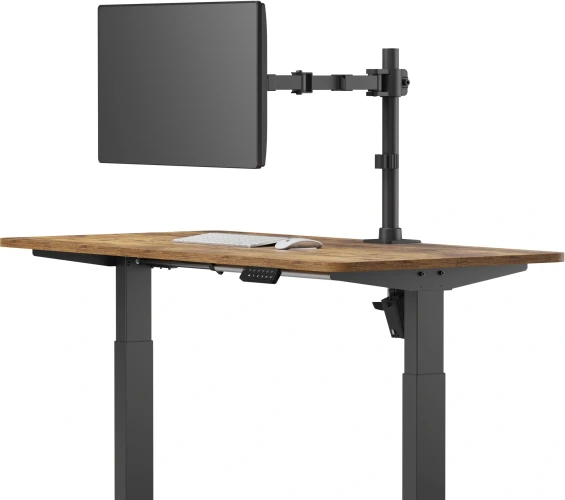 Кронштейн для мониторов Cactus CS-VM-D49-BK черный 17"-49" макс.20кг настольный поворот и наклон