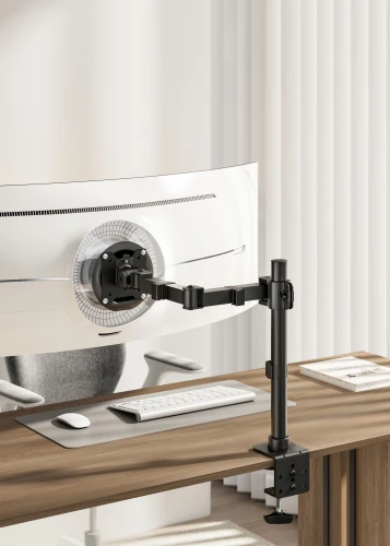 Кронштейн для мониторов Cactus CS-VM-D49-BK черный 17"-49" макс.20кг настольный поворот и наклон