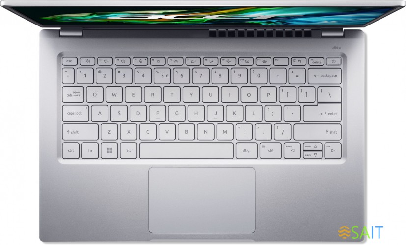 Ноутбук Acer Swift Go 14 SFG14-41-R2U2 Ryzen 5 7530U 16Gb SSD512Gb AMD Radeon 14" IPS FHD (1920x1080) Windows 11 Home silver WiFi BT Cam (NX.KG3CD.003)