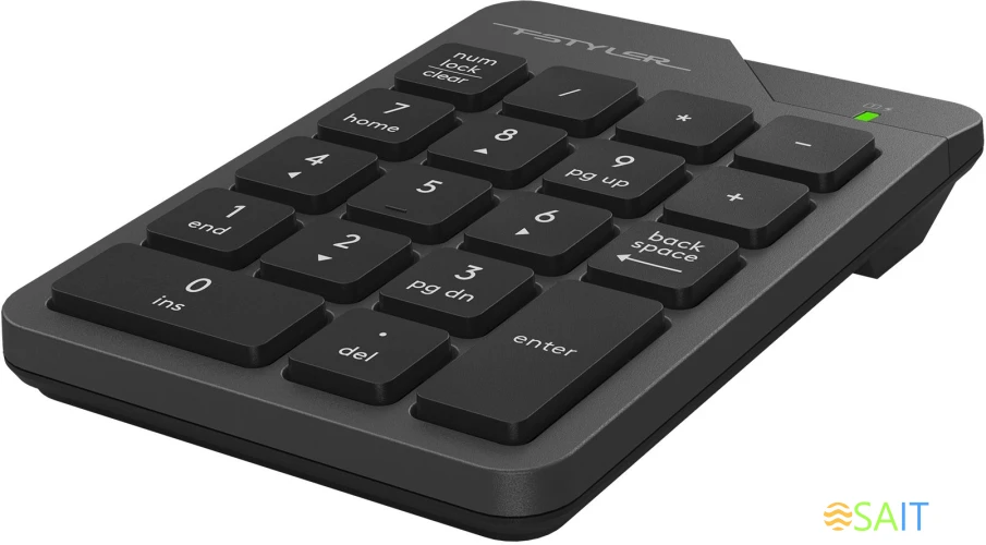 Числовой блок A4Tech FGK21C серый USB беспроводная slim для ноутбука