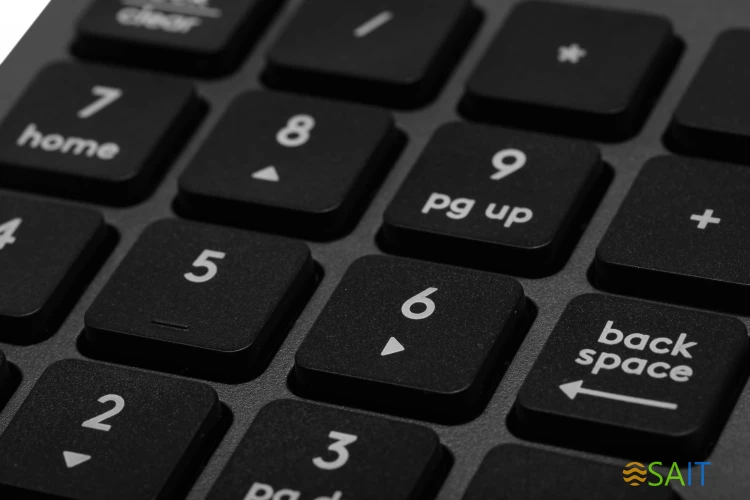 Числовой блок A4Tech FGK21C серый USB беспроводная slim для ноутбука