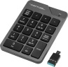 Числовой блок A4Tech FGK21C серый USB беспроводная slim для ноутбука