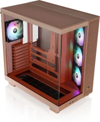 Корпус Thermaltake View 380 XL TG ARGB Gravel Sand коричневый без БП ATX 5x120mm 2x140mm 2xUSB3.0 audio bott PSU