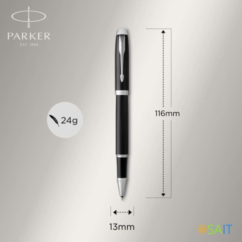 Ручка роллер Parker IM Core T321 (1931658) Black CT F черн. черн. подар.кор.