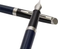 Ручка перьев. Waterman Hemisphere Colour Blocking (2202847) Blue/Black CT F сталь нержавеющая подар.кор.