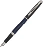Ручка перьев. Waterman Hemisphere Colour Blocking (2202847) Blue/Black CT F сталь нержавеющая подар.кор.