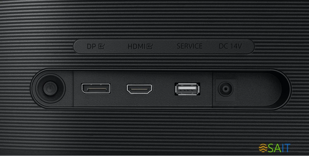 Монитор Samsung 24" S24C330GAI черный IPS LED 1ms 16:9 HDMI полуматовая 250cd 178гр/178гр 1920x1080 100Hz FreeSync DP WQ USB 2.9кг