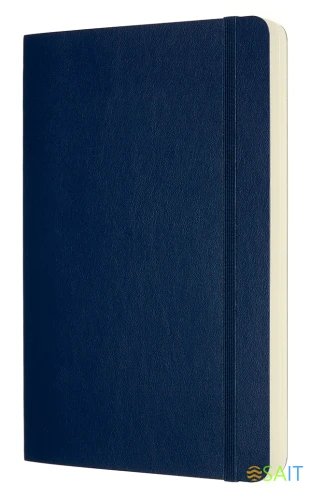 Блокнот Moleskine CLASSIC SOFT EXPENDED QP618EXPB20 Large 130х210мм 400стр. нелинованный мягкая обложка синий сапфир