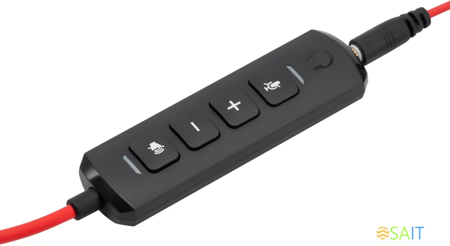 Наушники с микрофоном Оклик HS-L905 черный 2.8м накладные оголовье (1978702)