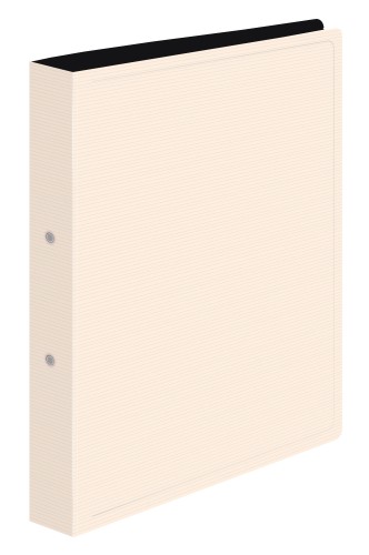 Папка на 2-х кольцах Бюрократ DeLuxe DL0740/2MILK A4 пластик 0.7мм кор.32мм молочный