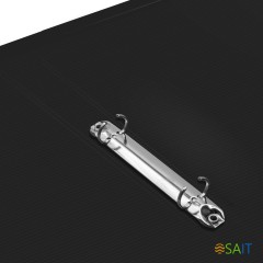 Папка на 2-х кольцах Бюрократ DeLuxe DL0740/2MILK A4 пластик 0.7мм кор.32мм молочный