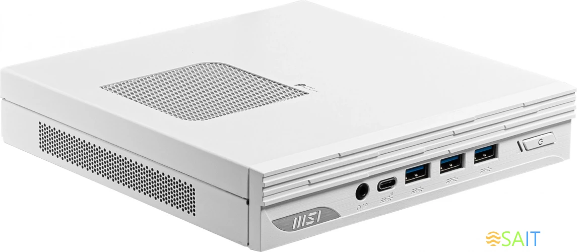 Неттоп MSI Pro DP10 12M-220XRU i7 1255U (1.7) 16Gb SSD1Tb Iris Xe noOS 2.5xGbitEth WiFi BT 120W белый (9S6-B0A622-220)