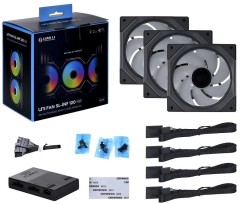 Вентилятор для корпуса Lian-Li Uni Fan SL-INF 120 ARGB 120х120x28 черный 7-pin 29дБ (упак.:3шт) (G99.12SLIN3B.00) Ret