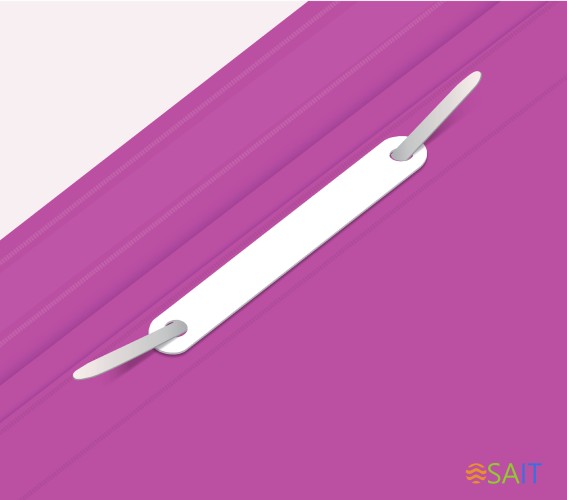 Папка-скоросшиватель Бюрократ -PS-V20VIO A4 прозрач.верх.лист карм.для визит. пластик фиолетовый 0.12/0.16