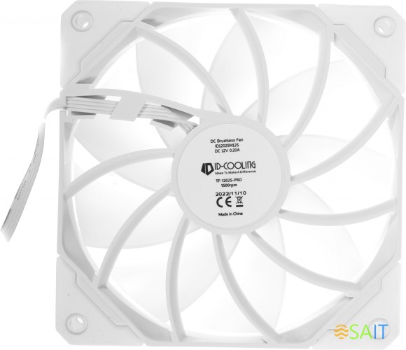 Устройство охлаждения(кулер) ID-Cooling SE-224-XTS Soc-AM5/AM4/1200/1700/1851 белый 4-pin 16-29dB Al+Cu 220W 650gr Ret (SE-224-XTS WHITE)