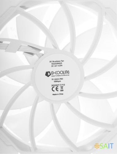 Устройство охлаждения(кулер) ID-Cooling SE-224-XTS Soc-AM5/AM4/1200/1700/1851 белый 4-pin 16-29dB Al+Cu 220W 650gr Ret (SE-224-XTS WHITE)