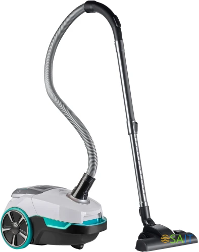 Пылесос Hyundai HYV-B4050 800Вт белый/бирюзовый (в компл.:1мешок)