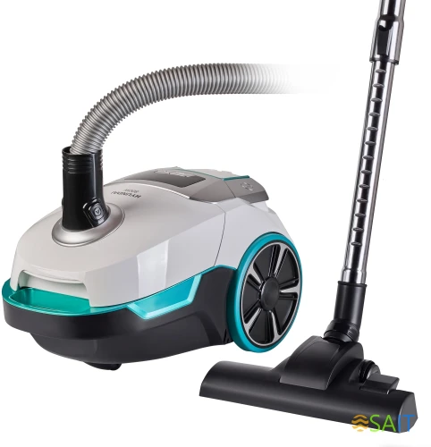 Пылесос Hyundai HYV-B4050 800Вт белый/бирюзовый (в компл.:1мешок)