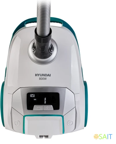 Пылесос Hyundai HYV-B4050 800Вт белый/бирюзовый (в компл.:1мешок)