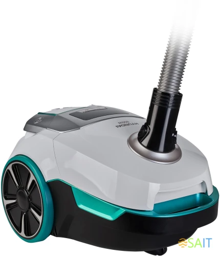 Пылесос Hyundai HYV-B4050 800Вт белый/бирюзовый (в компл.:1мешок)