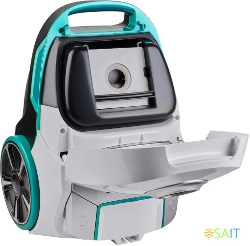 Пылесос Hyundai HYV-B4050 800Вт белый/бирюзовый (в компл.:1мешок)