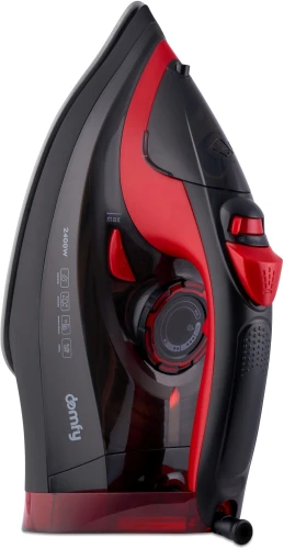 Утюг Domfy DSC-EI502 2400Вт черный/красный