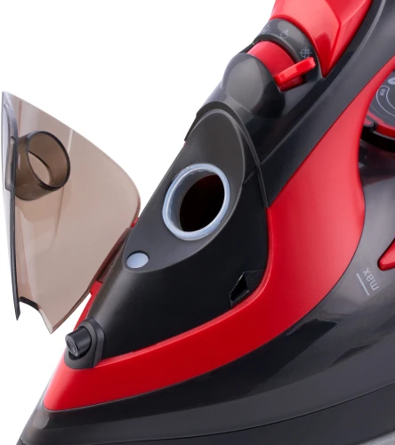 Утюг Domfy DSC-EI502 2400Вт черный/красный