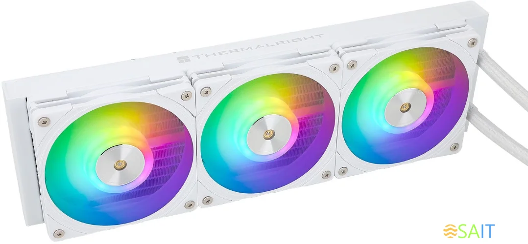 Система водяного охлаждения Thermalright Frozen Horizon 360 ARGB Soc-AM5/AM4/1151/1200/2066/1700 белый 4-pin 28.1dB Al Ret (F-HORIZON-360-WH)