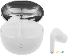Гарнитура вкладыши Deppa Air Joy белый беспроводные bluetooth в ушной раковине (44310)