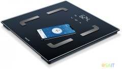 Весы напольные электронные Beurer BF880 WI-FI макс.180кг черный