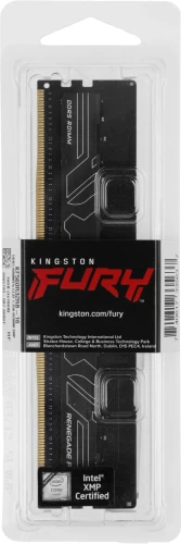 Память DDR5 16GB 6000MHz Kingston KF560R32RB-16 Fury Renegade Pro Black XMP RTL PC5-48000 CL32 DIMM ECC 288-pin 1.35В single rank Ret
