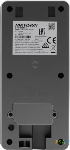 Видеопанель Hikvision DS-KV6113-PE1(C) цвет панели: черный