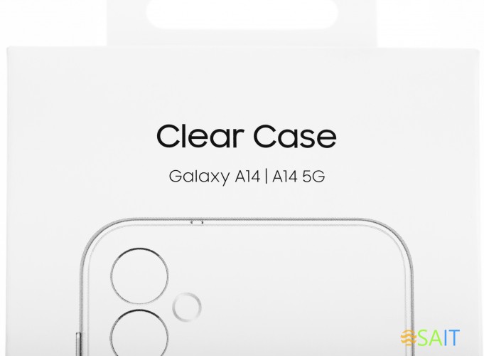 Чехол (клип-кейс) Samsung для Samsung Galaxy A14 Clear Case A14 прозрачный (EF-QA146CTEGRU)
