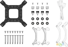 Система водяного охлаждения Deepcool LE240 WH V2 ARGB Soc-AM5/AM4/1200/1700/1851 белый 4-pin 28.2-31.6dB Al 220W 1359gr Ret (R-LE240-WHAMMN-G-2)
